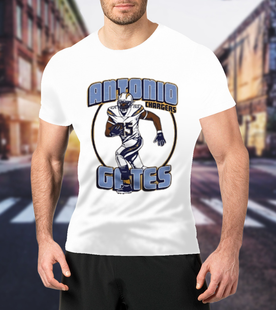Antonio Gates Chargers Football Player T-Shirt