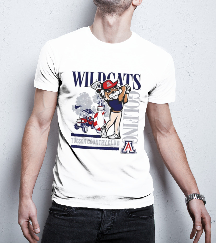Wildcats Golfing At Tucson Country Club Arizona T-Shirt