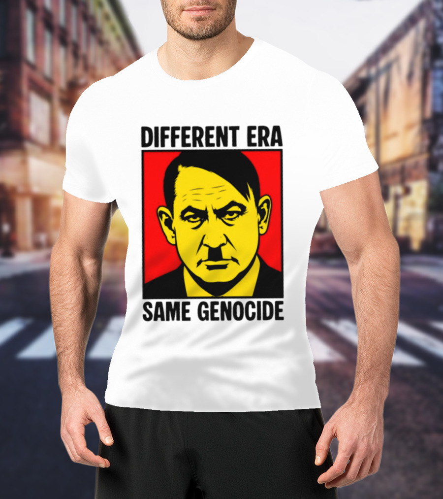 Different Era Same Genocide Protest Activism Iconic Political Commentary T-Shirt