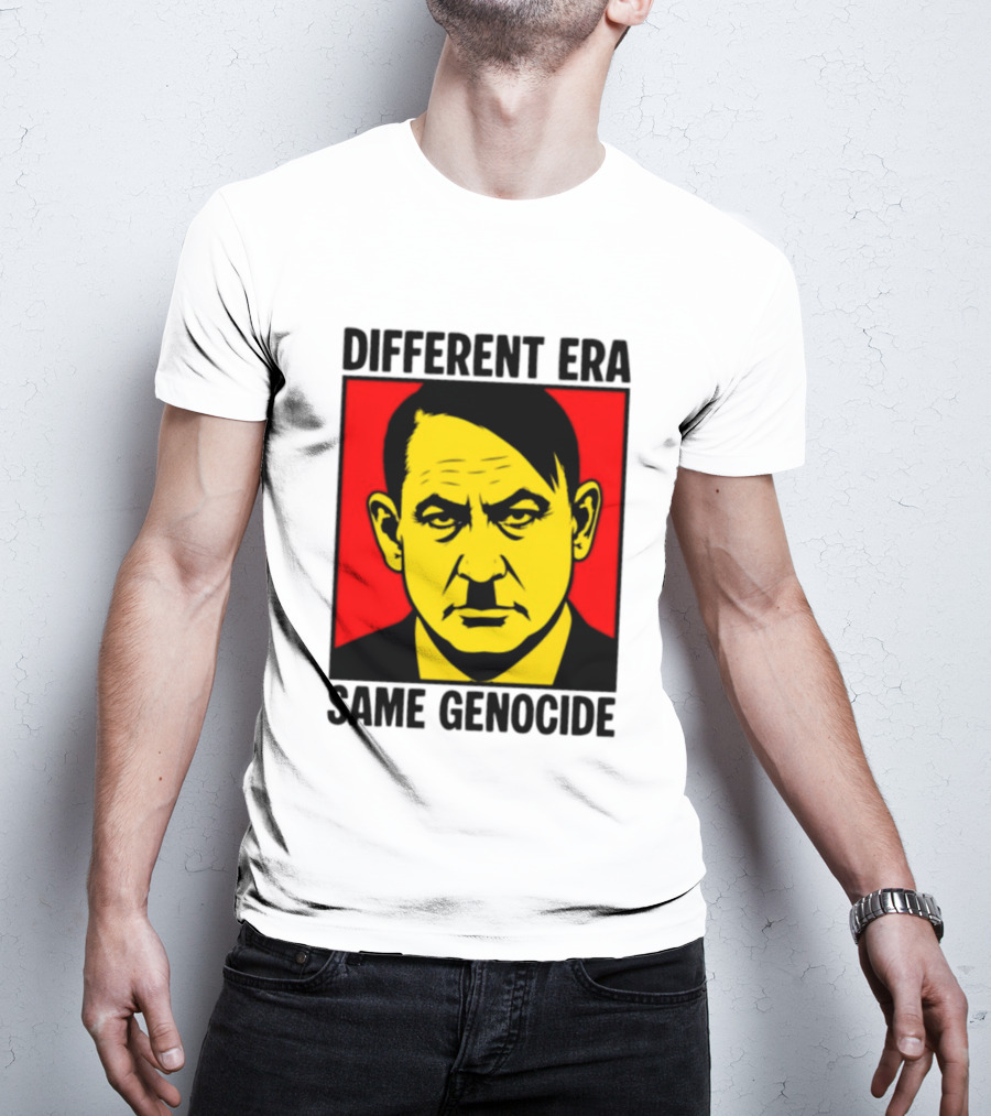 Different Era Same Genocide Protest Activism Iconic Political Commentary T-Shirt