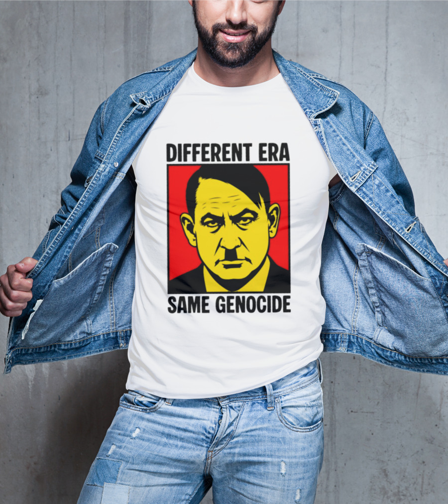 Different Era Same Genocide Protest Activism Iconic Political Commentary T-Shirt