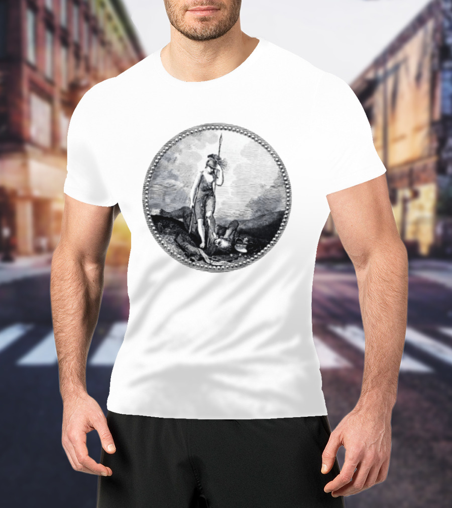 Sic Semper Tyrannis Roman Goddess Victory Seal T-Shirt
