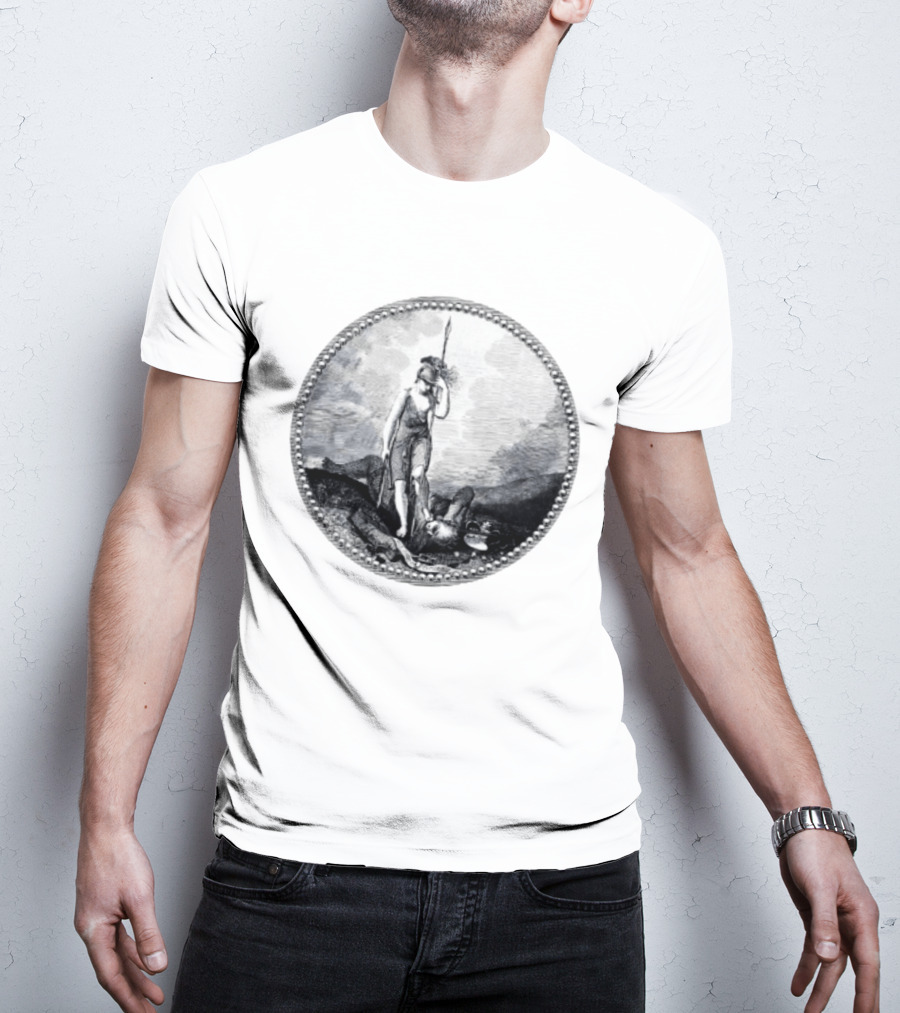 Sic Semper Tyrannis Roman Goddess Victory Seal T-Shirt