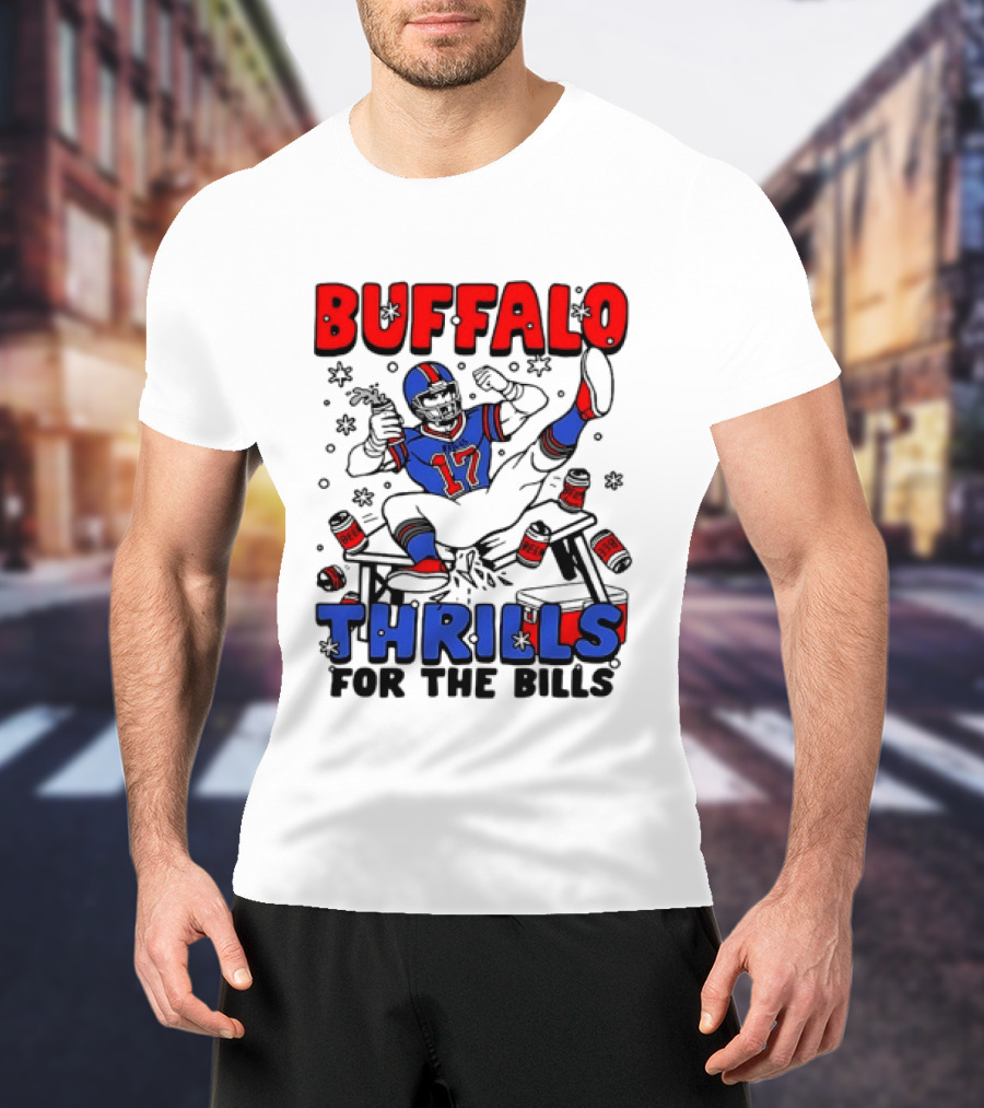 Buffalo Thrills For The Bills Football Celebration T-Shirt