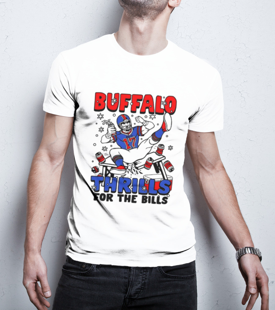 Buffalo Thrills For The Bills Football Celebration T-Shirt