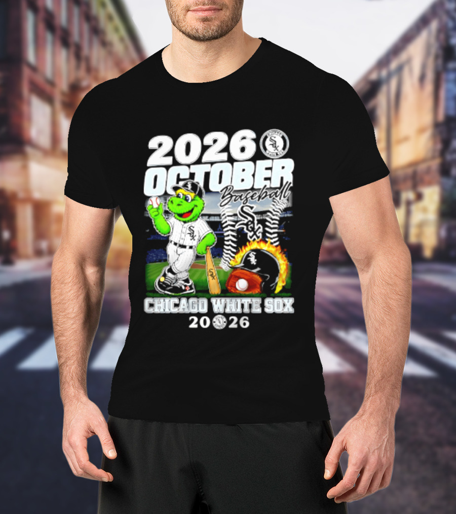 2026 October Chicago White Sox Postseason Baseball T-Shirt