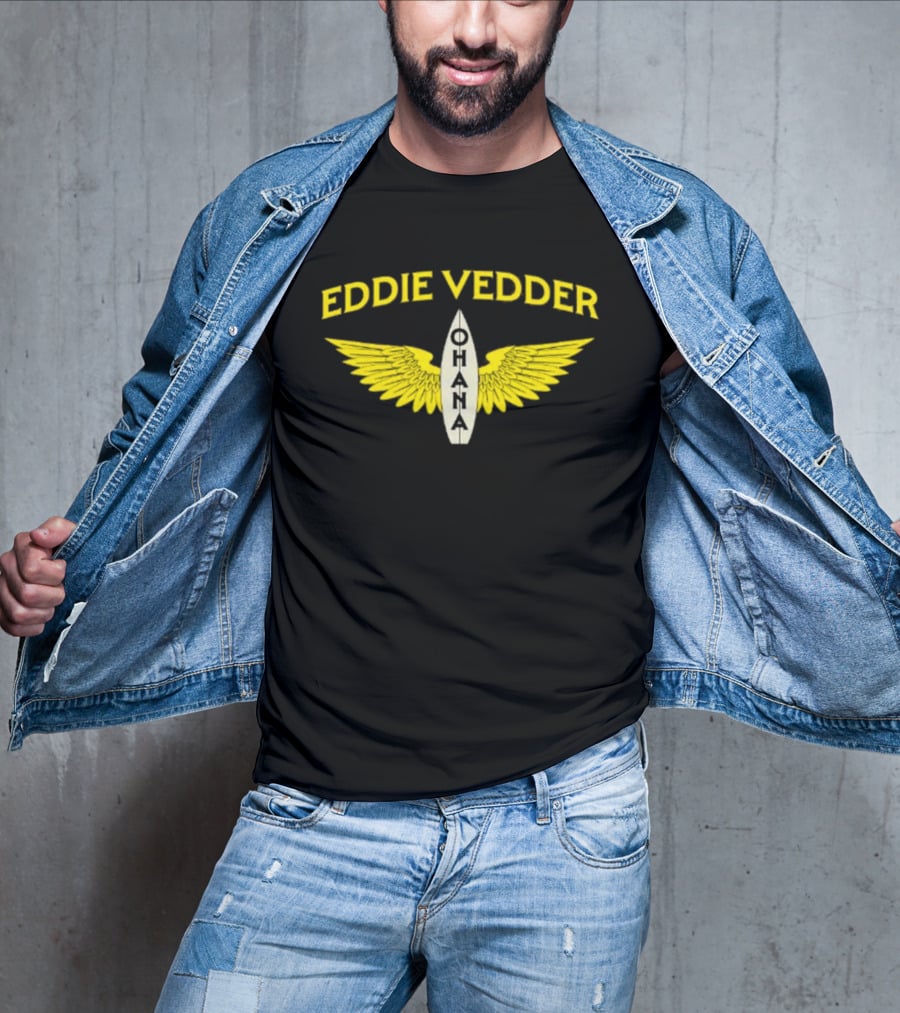Eddie Vedder Ohana Festival 2026 Wings Trucker Hat Dana Point CA September 25 T-Shirt