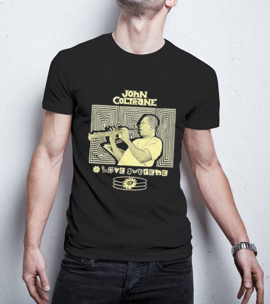 John Coltrane Live Supreme Jazz Iconic Performance T-Shirt