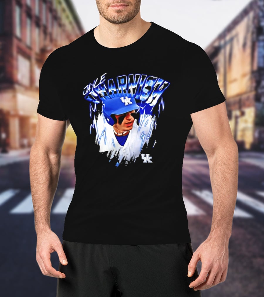 Jayce Tharnish Kentucky Wildcats Baseball UK Helm T-Shirt