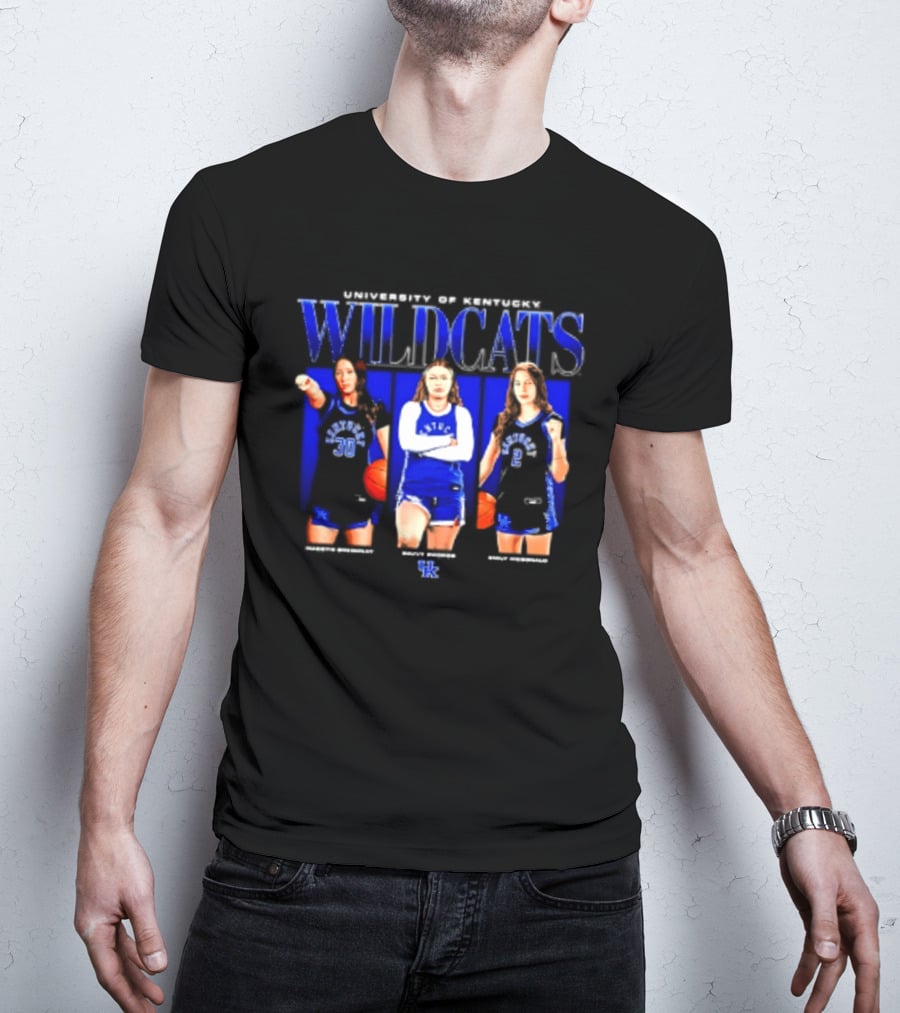University Of Kentucky Wildcats NCAA Women's Basketball Players Madoyn Bavvy Emily T-Shirt