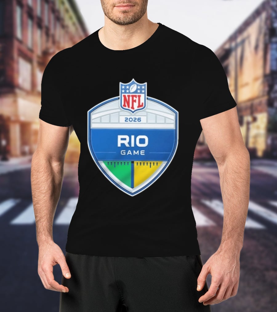 NFL Rio Game Maracana 2026 T-Shirt