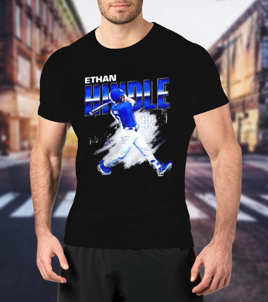 Ethan Hindle Kentucky Wildcats NCAA Baseball Player UK T-Shirt
