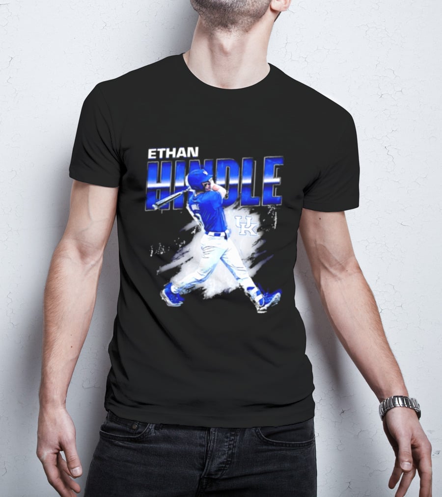 Ethan Hindle Kentucky Wildcats NCAA Baseball Player UK T-Shirt