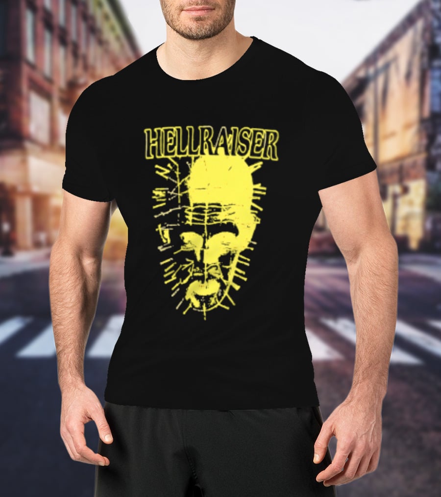 Hellraiser Pinhead Clive Barker Horror Movie Swag Head T-Shirt