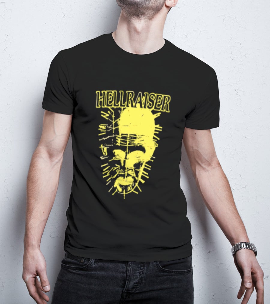 Hellraiser Pinhead Clive Barker Horror Movie Swag Head T-Shirt