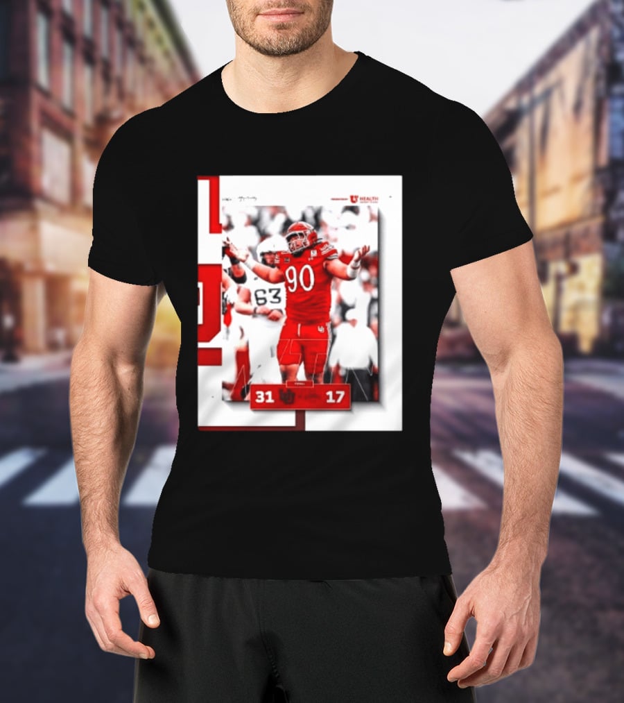 Utah Utes 31 17 Iowa State Cyclones 2026 Football Score Victory Celebration T-Shirt