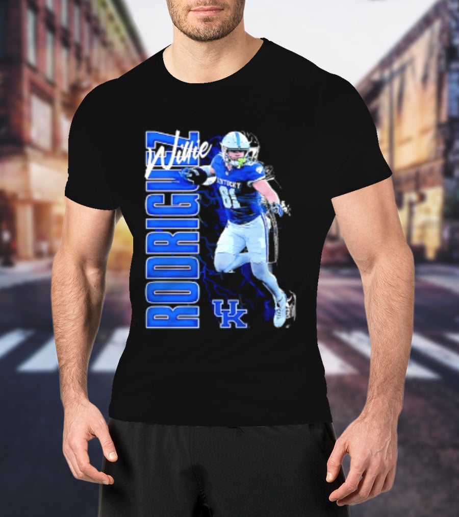 Willie Rodriguez Kentucky Wildcats NCAA Football UK T-Shirt