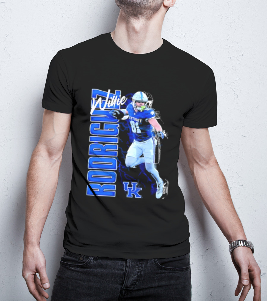 Willie Rodriguez Kentucky Wildcats NCAA Football UK T-Shirt