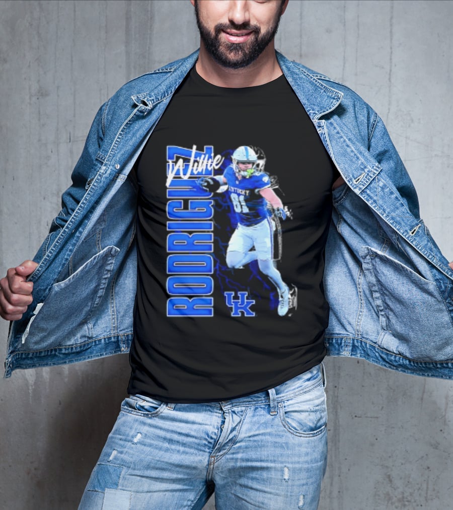 Willie Rodriguez Kentucky Wildcats NCAA Football UK T-Shirt
