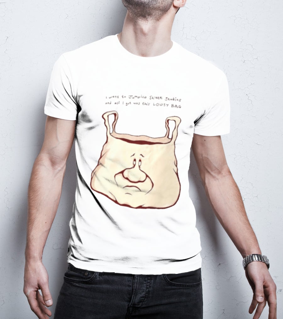 I Went To Jamaica Street Studios And All I Got Was This Lousy Bag Sad Face T-Shirt