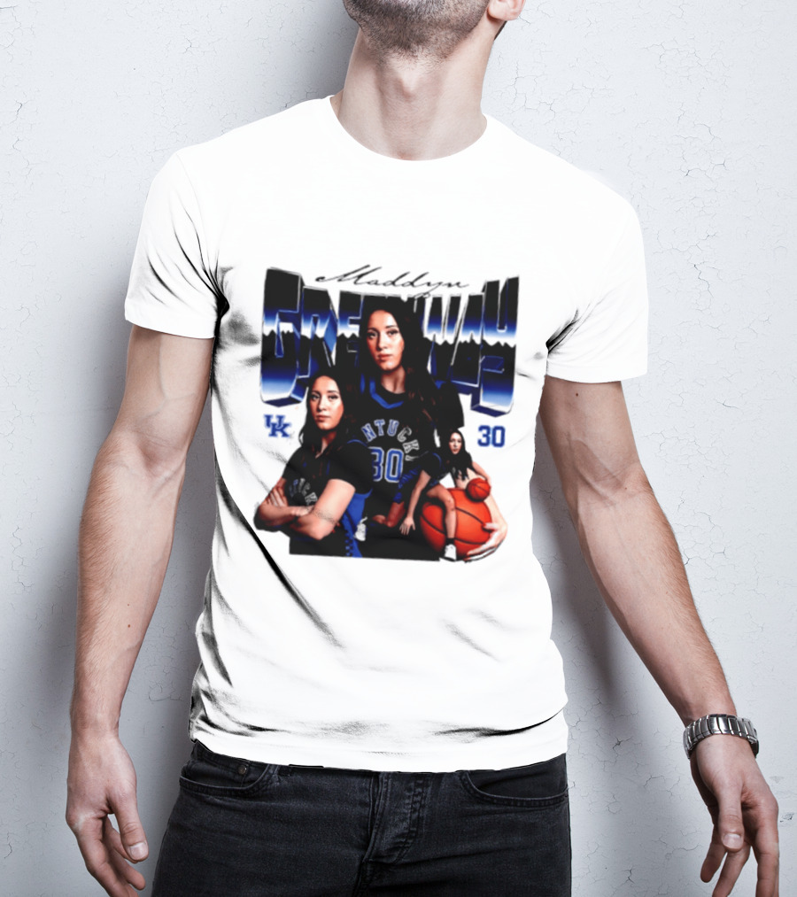 Maddyn Greenway 30 Kentucky Wildcats UK NTU Women's Basketball T-Shirt