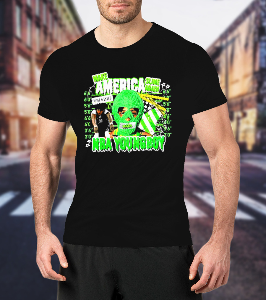 Make America Slime Again NBA Young Boy Tour T-Shirt