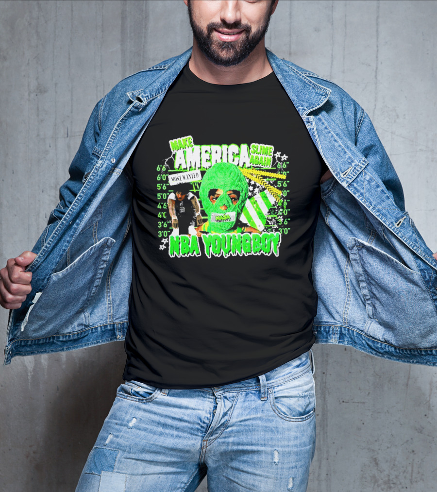 Make America Slime Again NBA Young Boy Tour T-Shirt
