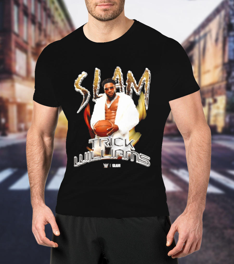 Trick Williams SLAM WWE Basketball Fashion Fusion T-Shirt