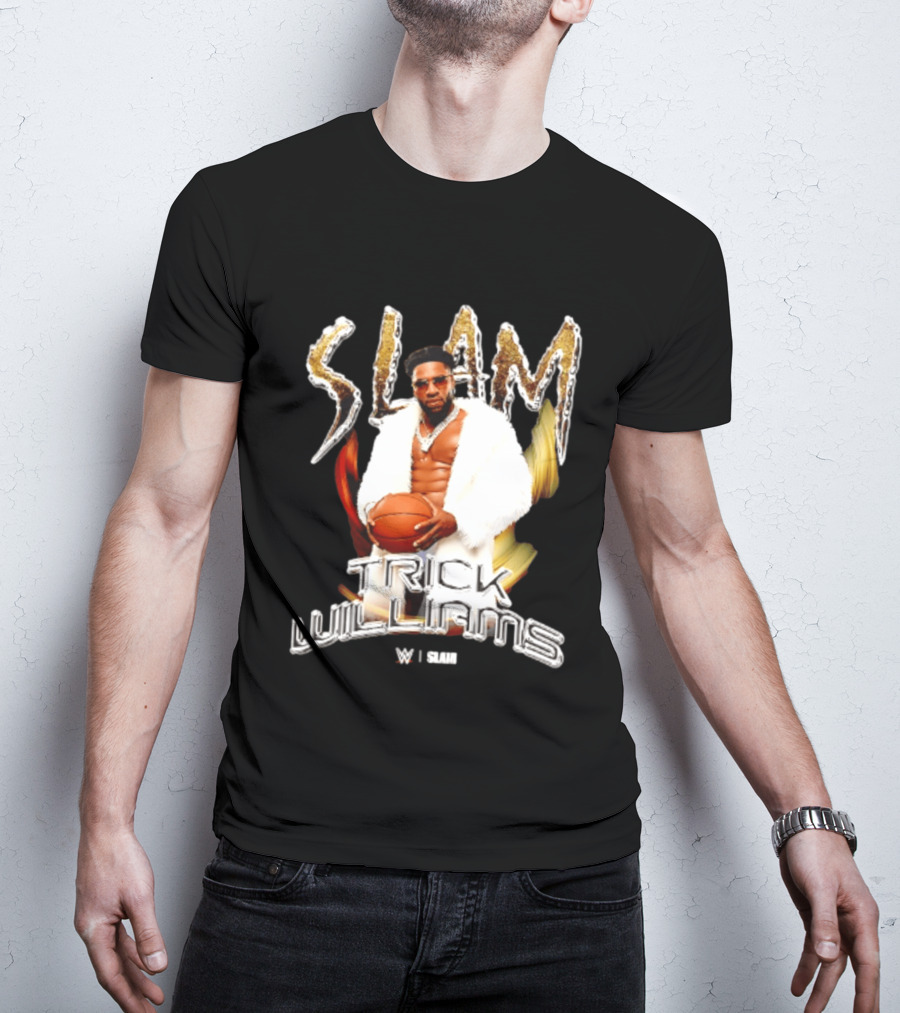 Trick Williams SLAM WWE Basketball Fashion Fusion T-Shirt