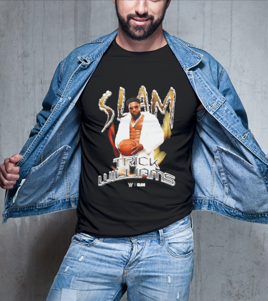 Trick Williams SLAM WWE Basketball Fashion Fusion T-Shirt