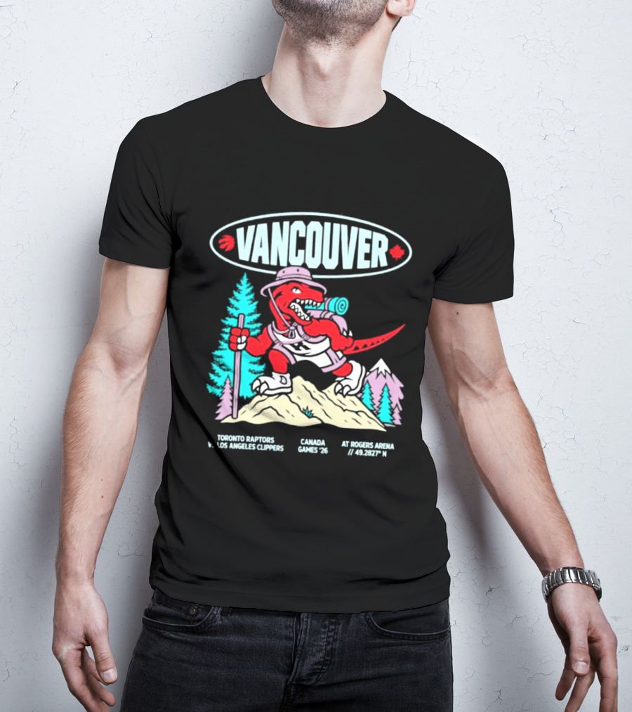 Vancouver Toronto Raptors Vs Los Angeles Clippers Canada Games August 22 3:30 PM T-Shirt