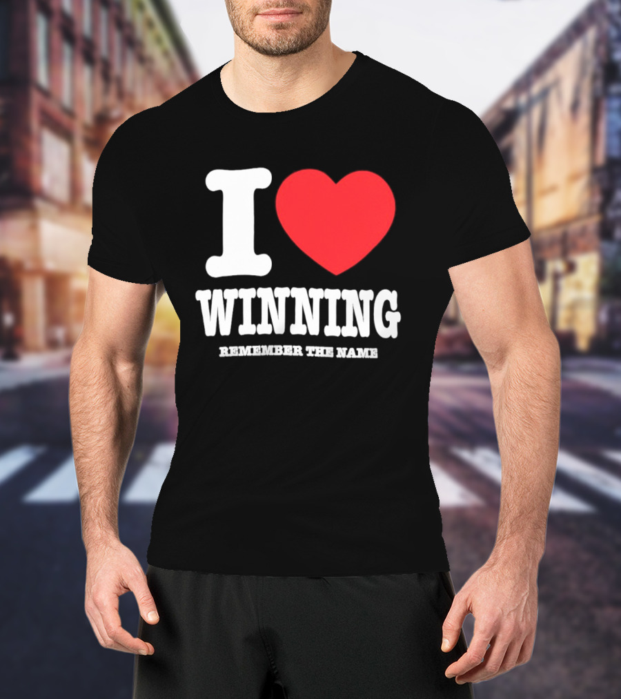 I Love Winning Remember The Name Donovan Ezeiruaku T-Shirt