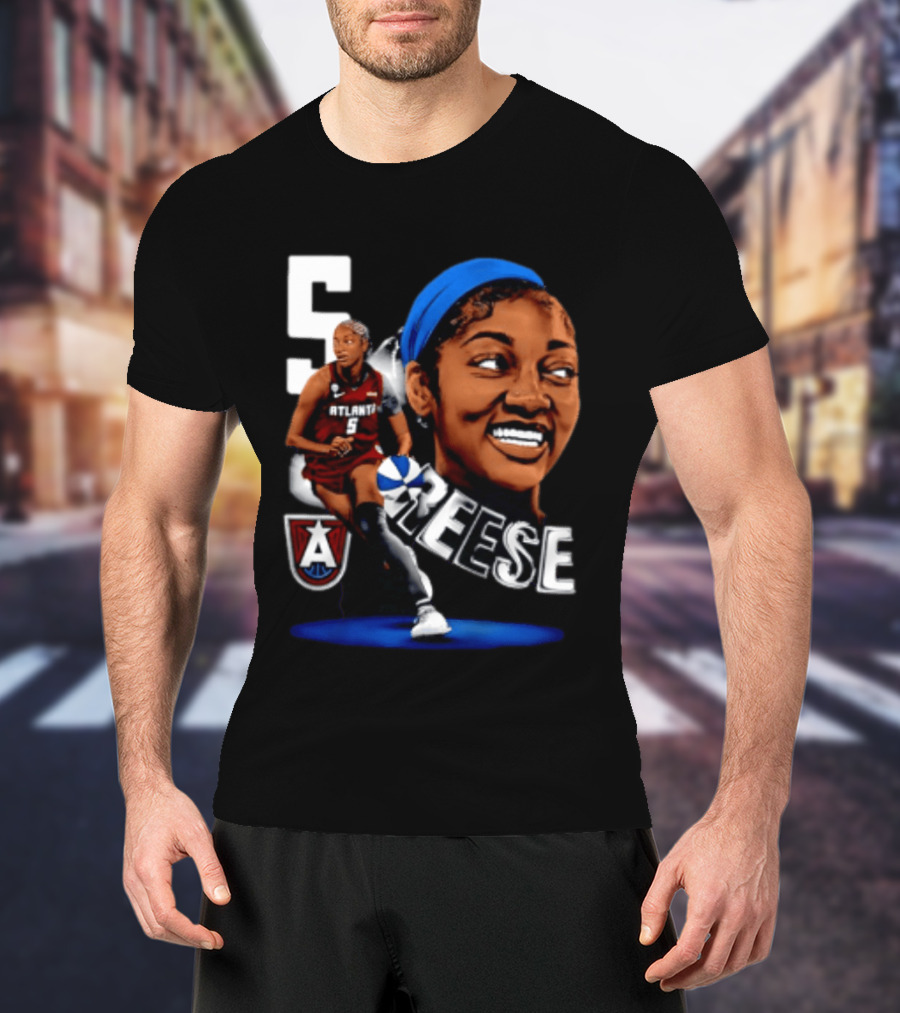 Angel Reese 5 Atlanta Dream WNBA Basketball Player Number 5 T-Shirt