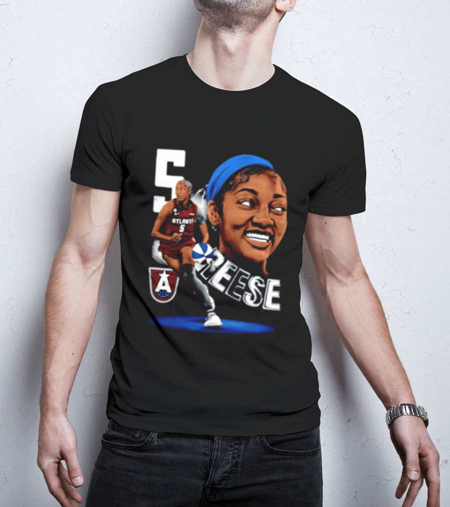 Angel Reese 5 Atlanta Dream WNBA Basketball Player Number 5 T-Shirt