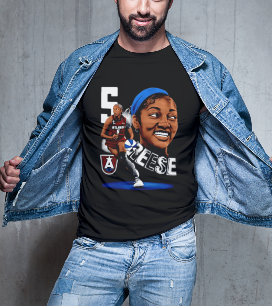 Angel Reese 5 Atlanta Dream WNBA Basketball Player Number 5 T-Shirt