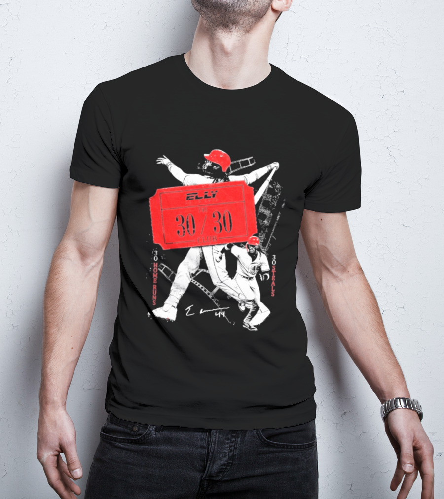 Elly The 30 30 Club 30 Home Runs 30 Steals T-Shirt