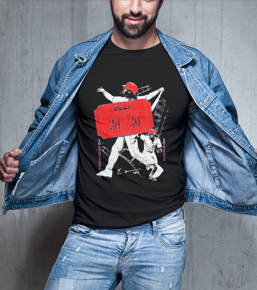 Elly The 30 30 Club 30 Home Runs 30 Steals T-Shirt