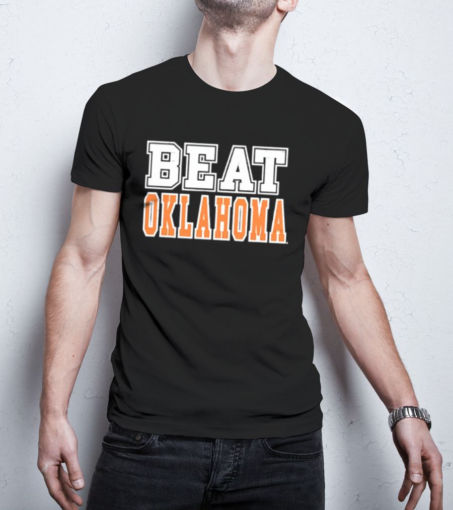 Beat Oklahoma Texas Longhorns NCAA Football Rivalry T-Shirt