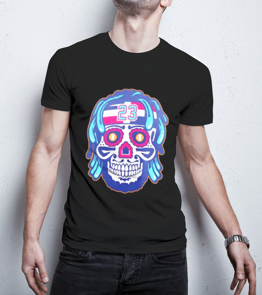 Fernando Tatis Jr. 23 San Diego Padres Sugar Skull T-Shirt