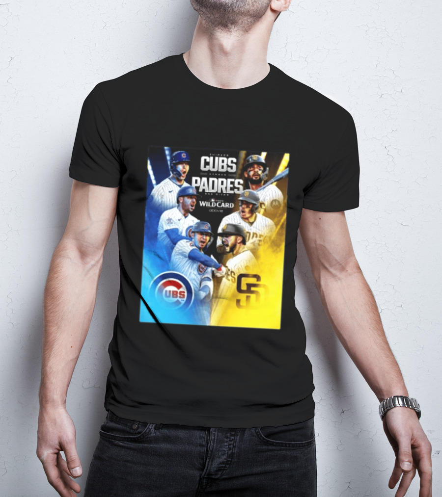 Chicago Cubs Vs San Diego Padres 2026 MLB NL Wild Card Showdown Baseball Fan Gear T-Shirt