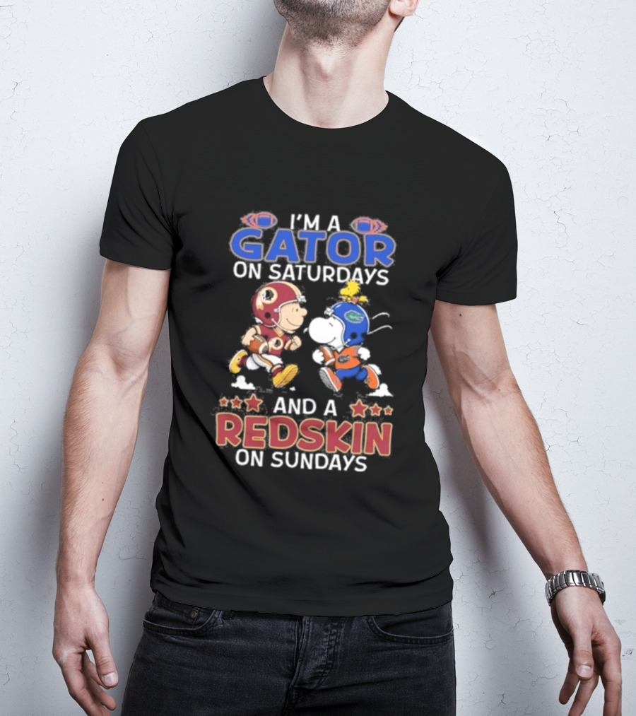 I'm A Gator On Saturdays And A Redskin On Sundays T-Shirt