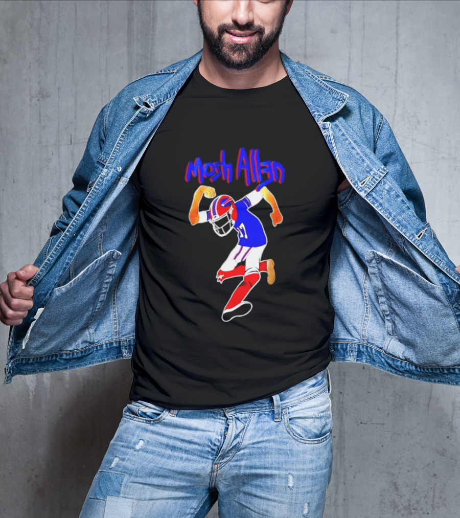 Buffalo Bills Josh Allen Mosh Allen Football Player T-Shirt