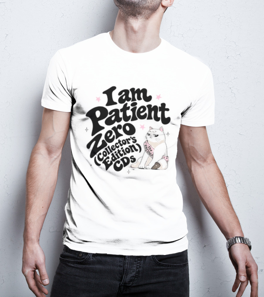 I Am Patient Zero Collectors Edition CDs Cat With Pink Bandana T-Shirt