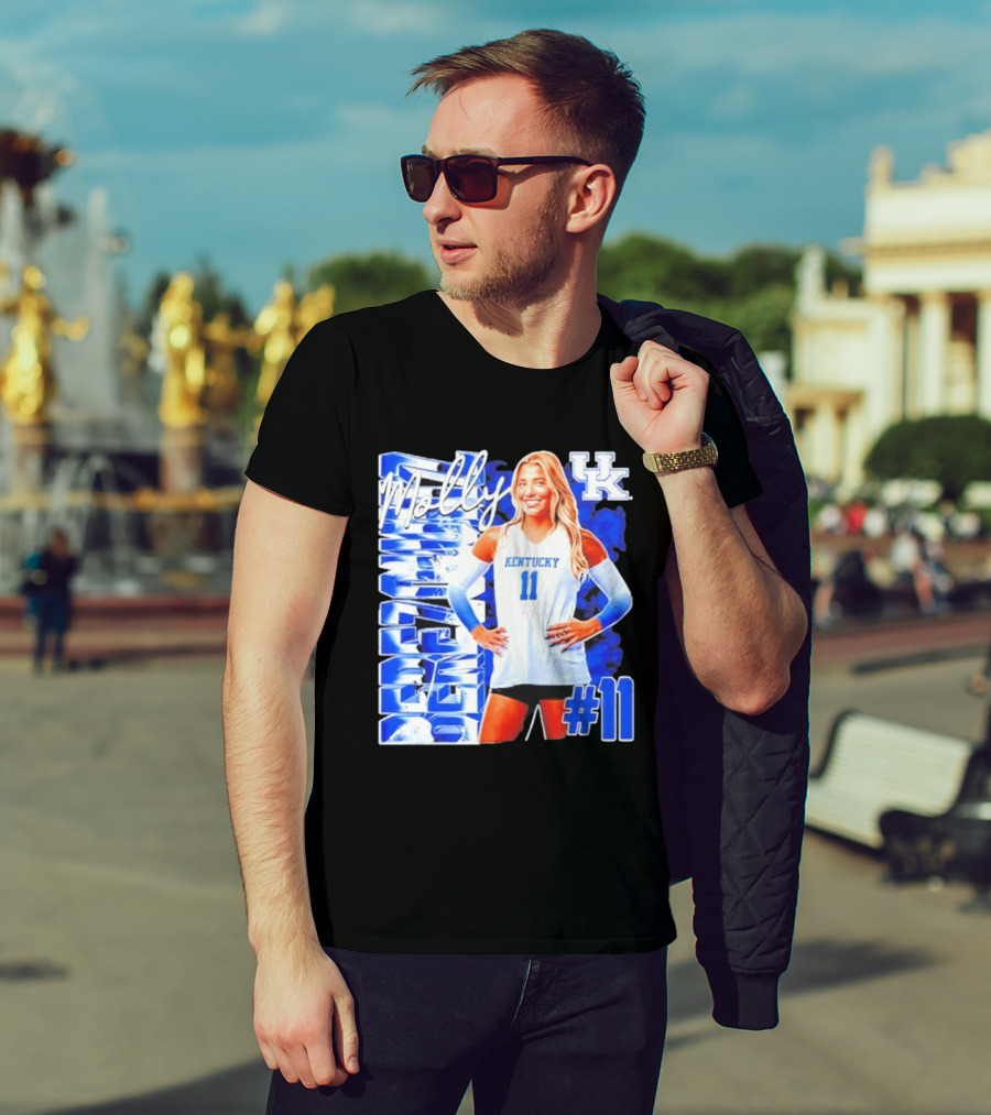 Kentucky Wildcats Volleyball Molly 11 Kentucky Player Pose UK T-Shirt