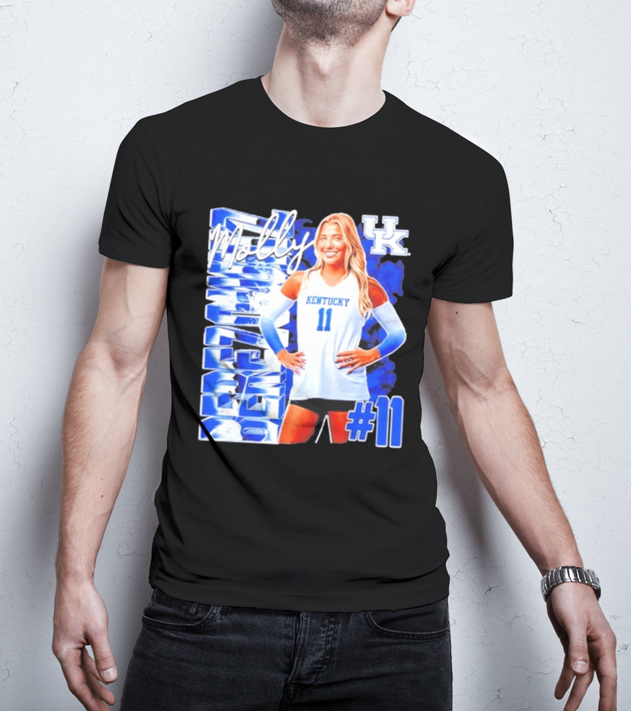 Kentucky Wildcats Volleyball Molly 11 Kentucky Player Pose UK T-Shirt