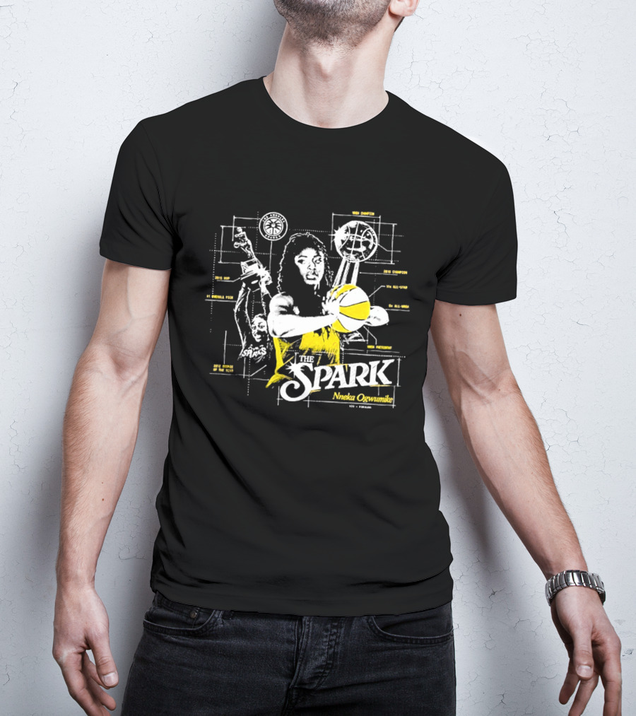The Spark Nneka Ogwumike Final Game Celebration Thank You Los Angeles T-Shirt