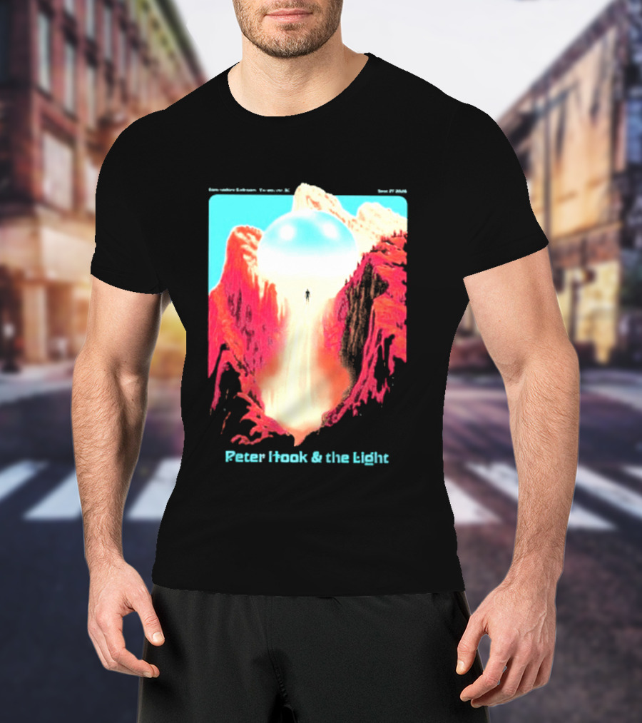 Peter Hook And The Light Vancouver BC Commodore Ballroom September 27 2026 Retro Futuristic Album Cover T-Shirt