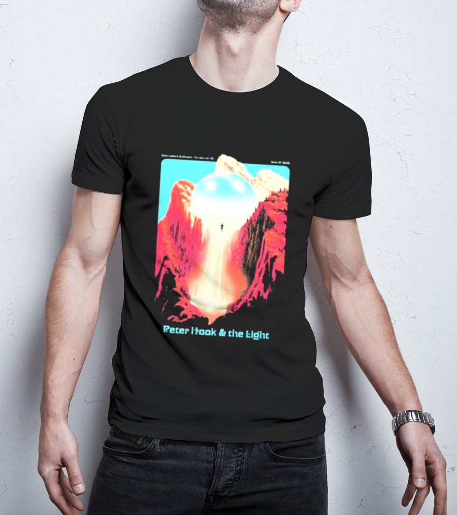 Peter Hook And The Light Vancouver BC Commodore Ballroom September 27 2026 Retro Futuristic Album Cover T-Shirt