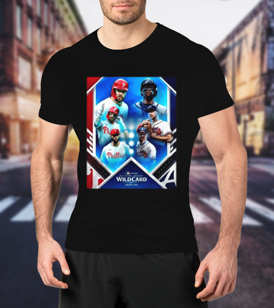 2026 MLB National League Wild Card Philadelphia Phillies Atlanta Braves Matchup T-Shirt