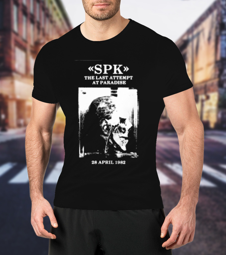 SPK The Last Attempt At Paradise Event 28 April 1982 T-Shirt